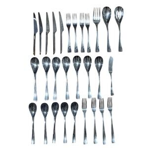 29 Sasaki MCM Equinox 18/10 Stainless Flatware Korea Forks Knives Spoons Serving